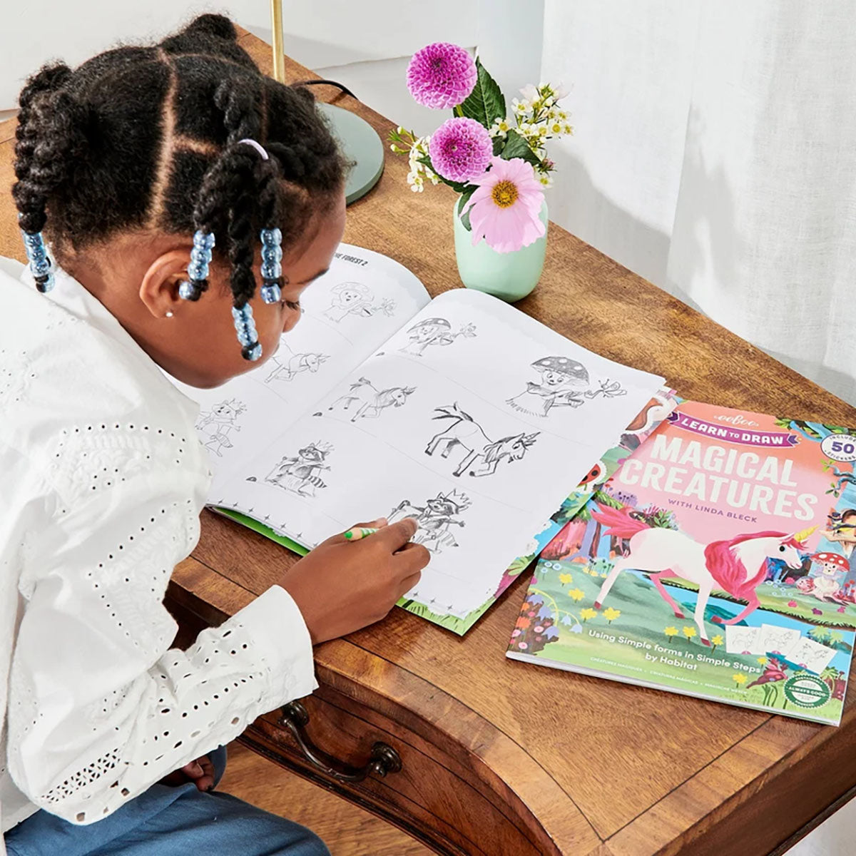 eeBoo Learn to Draw Magical Creatures Activity Book