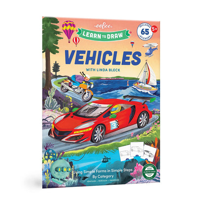 eeBoo Learn to Draw Vehicles Activity Book