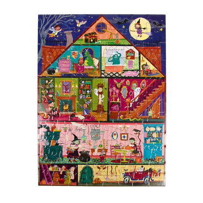 eeBoo Haunted House 100 Piece Puzzle