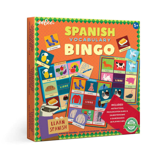 eeBoo Spanish Vocabulary Bingo