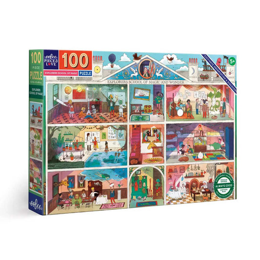 Explorers School of Magic - 100 Piece Puzzle - by eeBoo