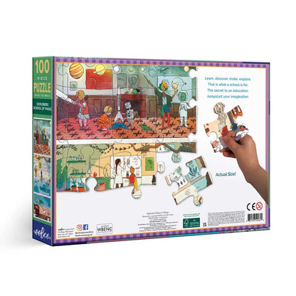 Explorers School of Magic - 100 Piece Puzzle - by eeBoo