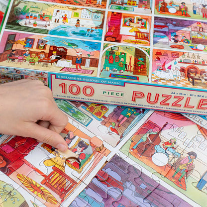 Explorers School of Magic - 100 Piece Puzzle - by eeBoo