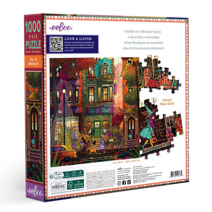 Fall in Brooklyn 1000 Piece Puzzle