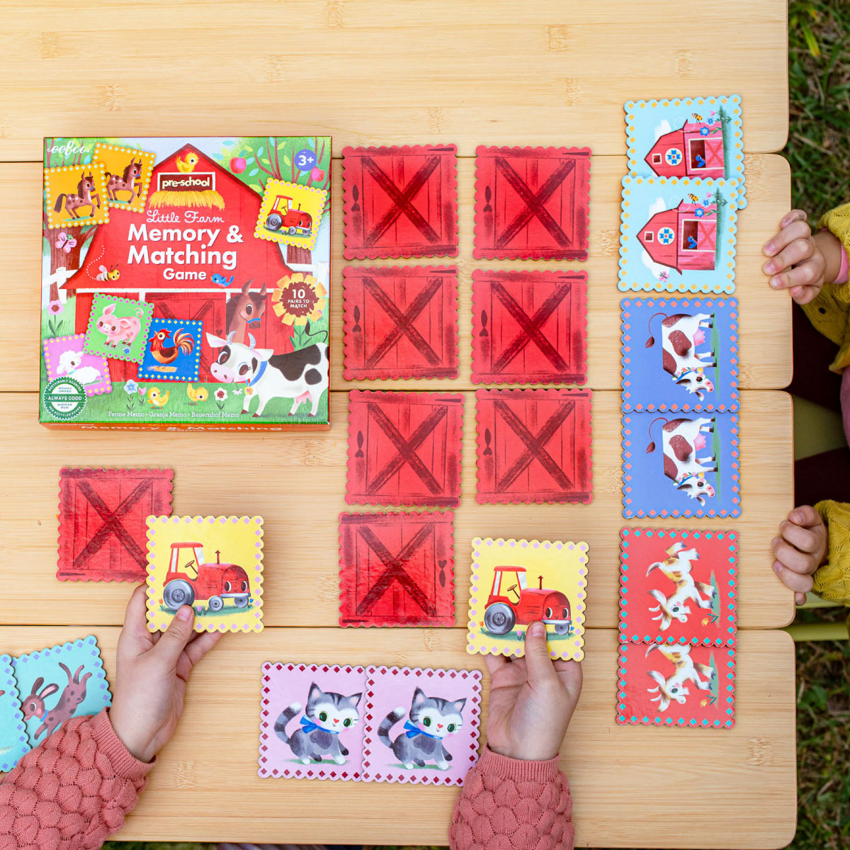 eeBoo Little Farm Memory and Matching Game