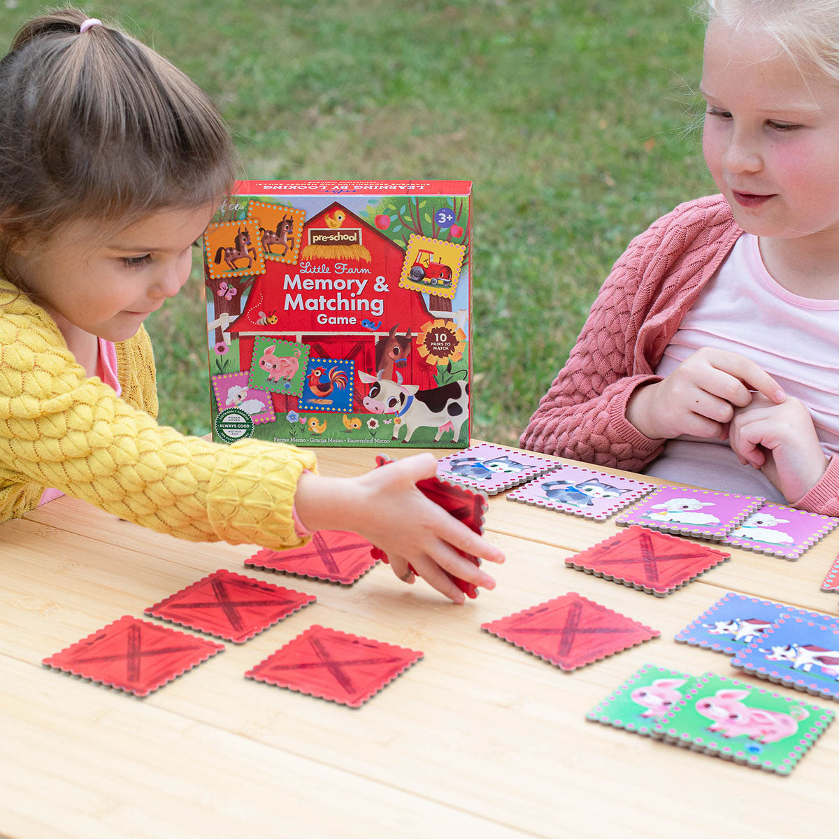 eeBoo Little Farm Memory and Matching Game