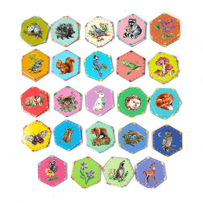 eeBoo Life in a Meadow Memory & Matching Game