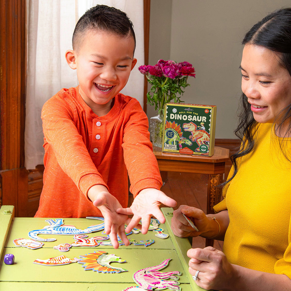 eeBoo Roll for the Dinosaur Dice Game