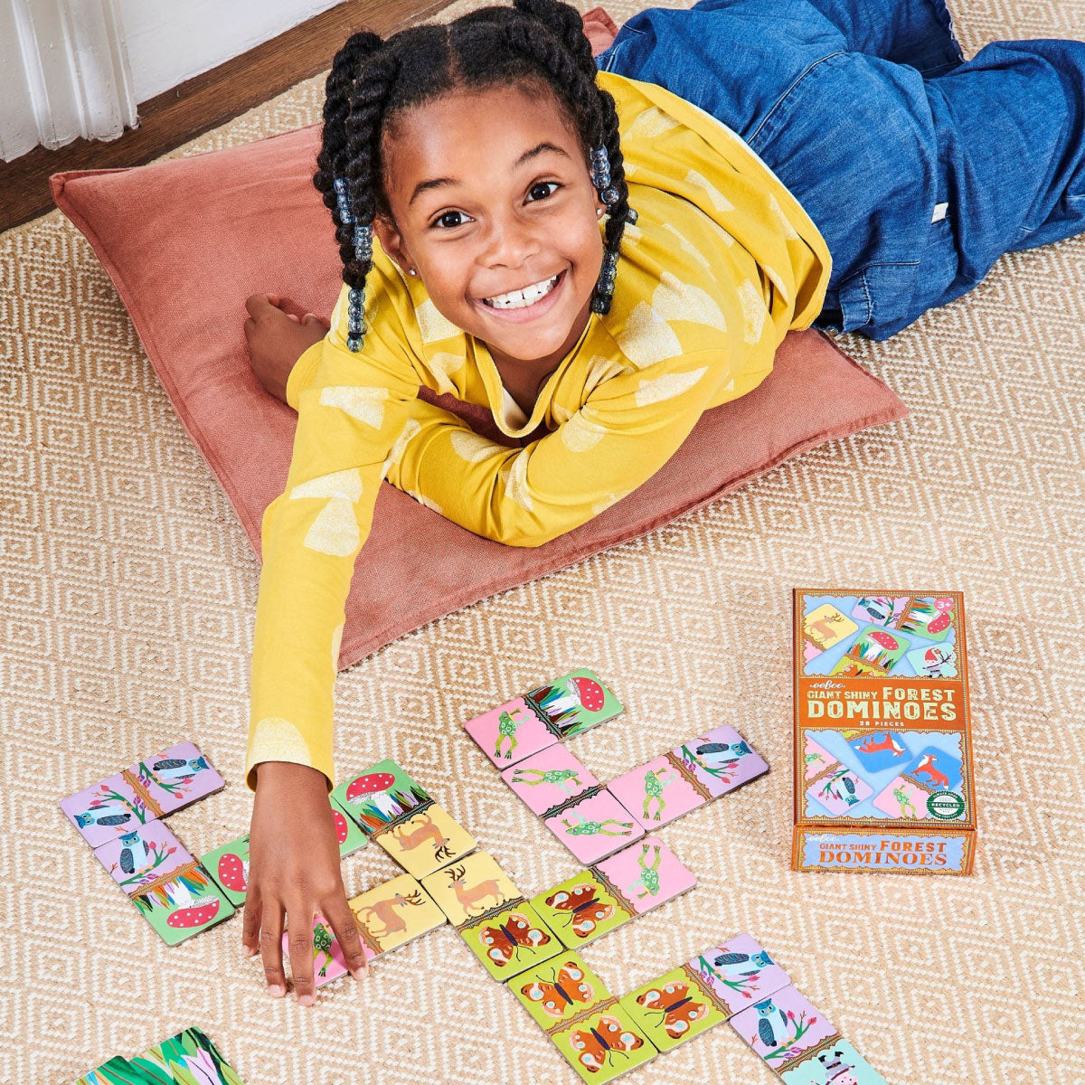 eeBoo Giant Shiny Forest Dominoes