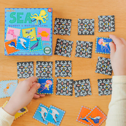 eeBoo Sea Little Memory & Matching Game