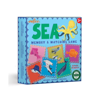 eeBoo Sea Little Memory & Matching Game