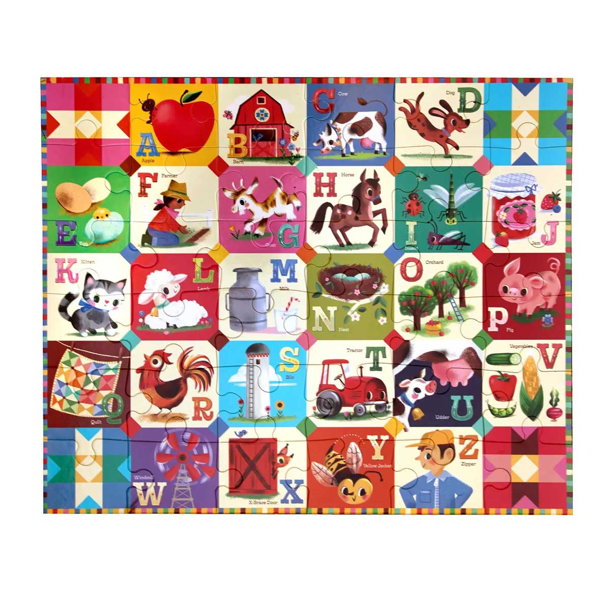 My Farm Alphabet - 36 Piece Giant Puzzle - by eeBoo