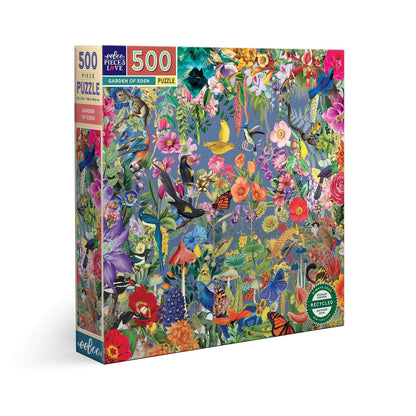 eeBoo Garden of Eden 500 Piece Square Puzzle
