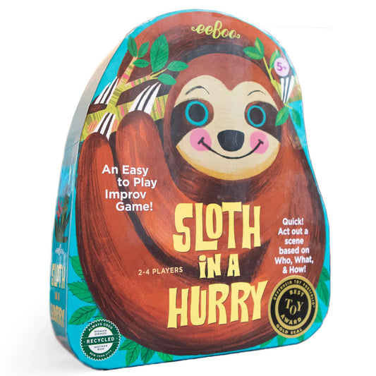 eeBoo Sloth in a Hurry Spinner Game
