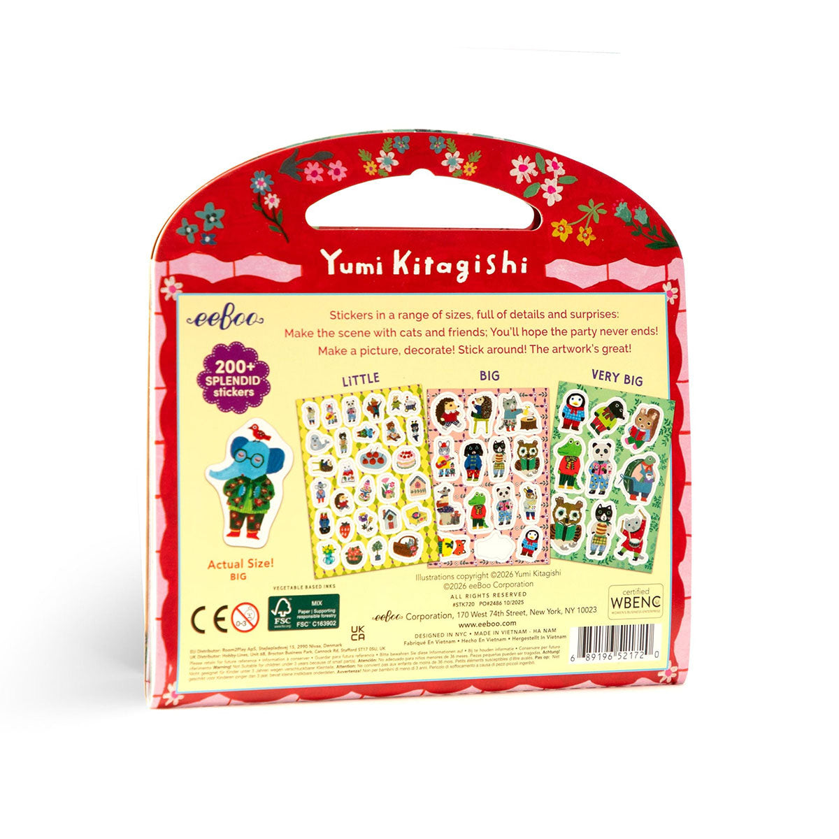 eeBoo Cat’s Apartment Stickers