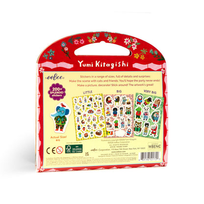 eeBoo Cat’s Apartment Stickers