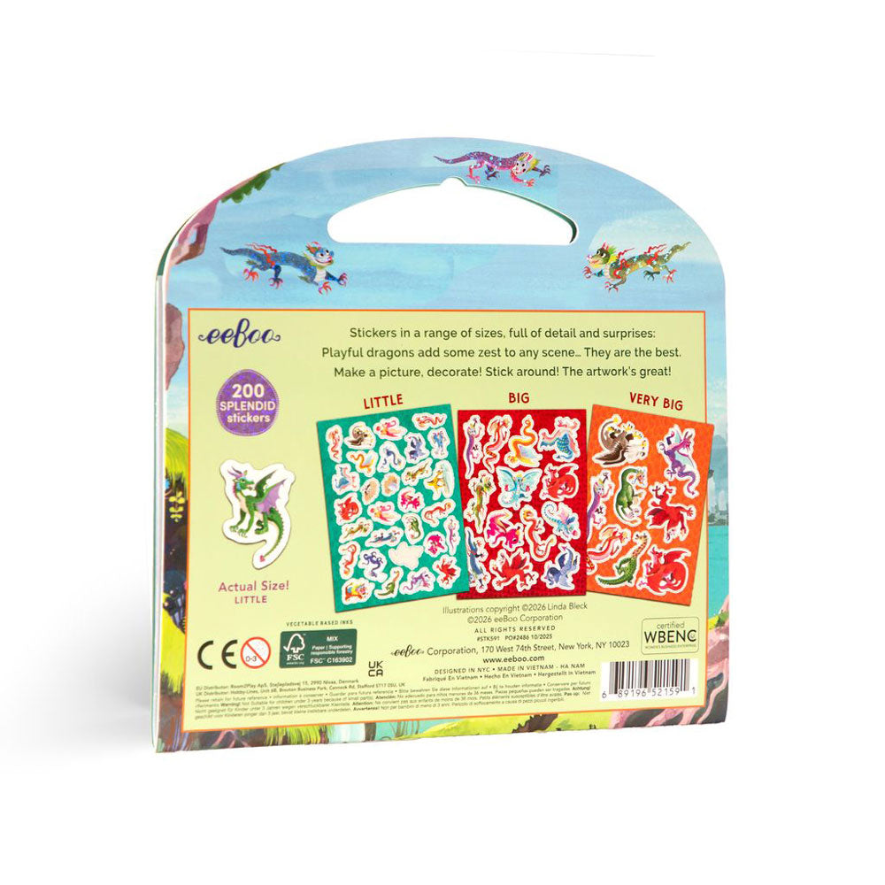 eeBoo Dragon Stickers