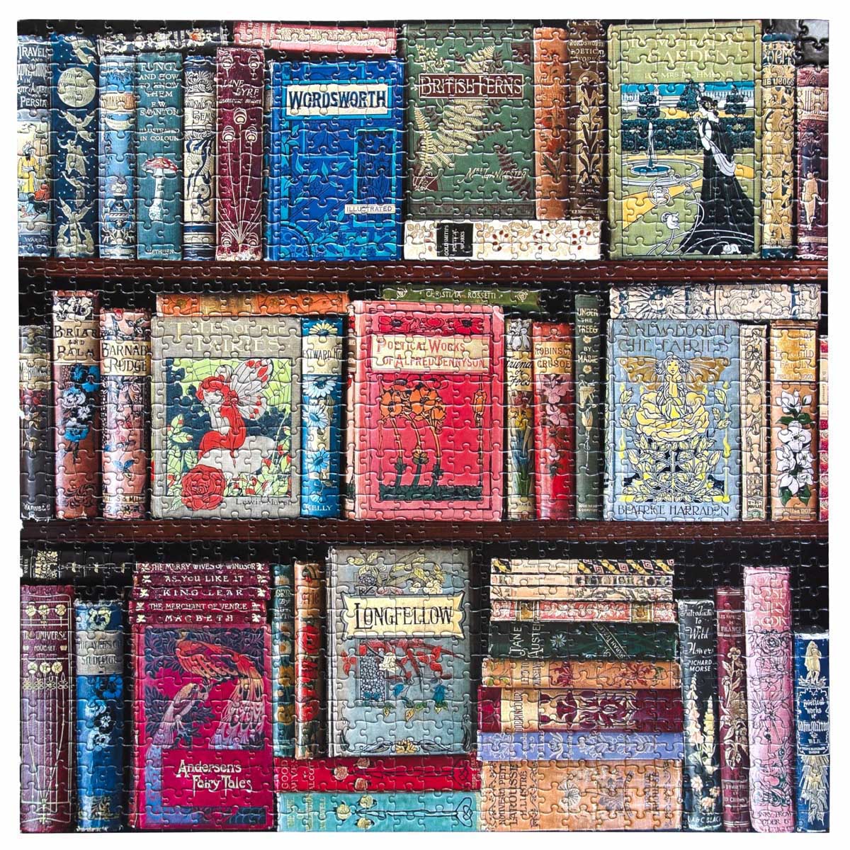EeBoo Vintage Library 1000 Piece Puzzle