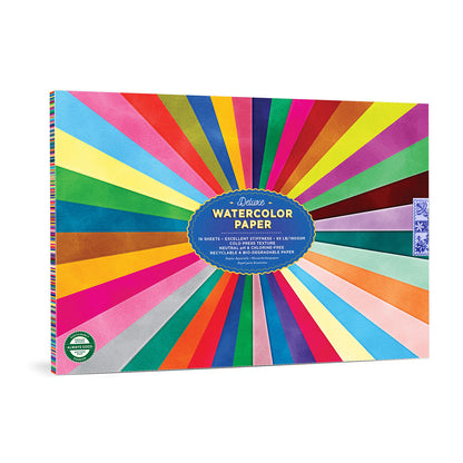 eeBoo Deluxe Watercolor Paper - Rainbow Cover