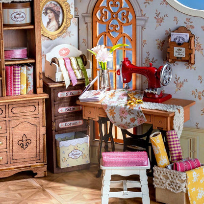 DIY Miniature House Kit - Elsa's Tailoring - Hands Craft