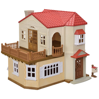 Red Roof Country Home with Secret Attic Playroom