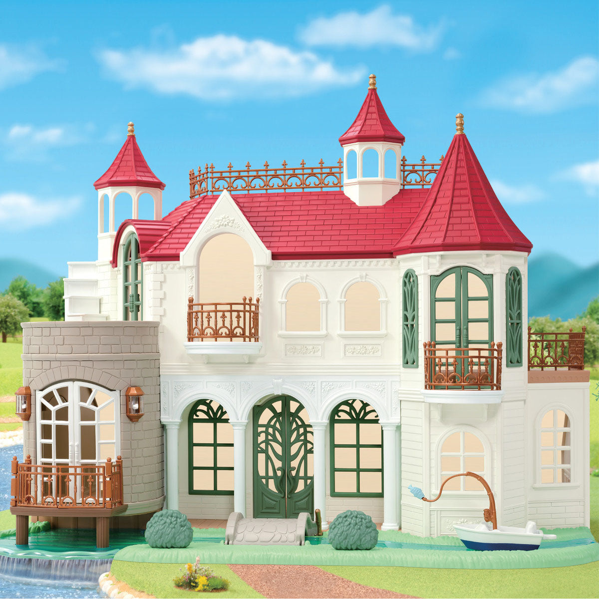 Calico Critters Red Roof Riverside Manor