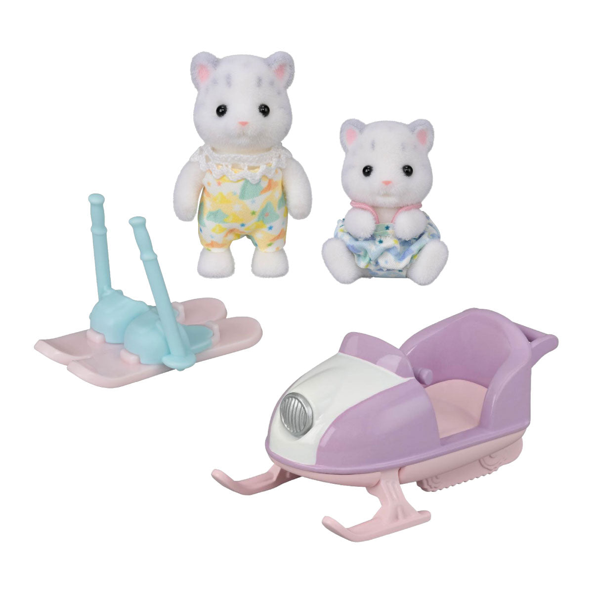 Calico Critters Snow Leopard Family