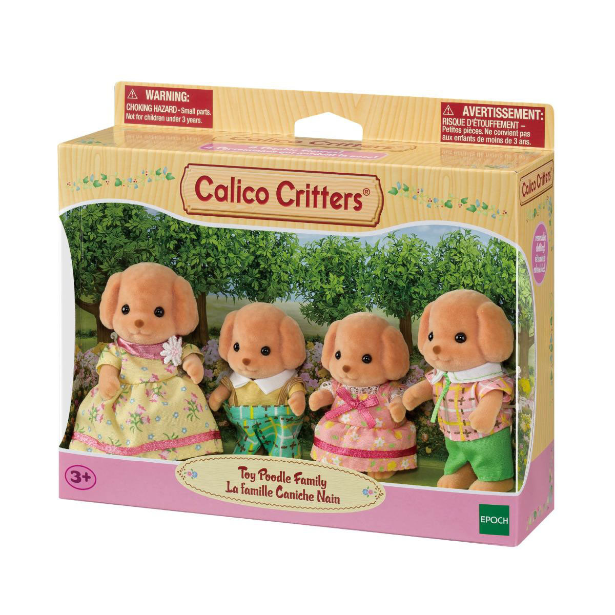 Calico Critters Toy Poodle Family