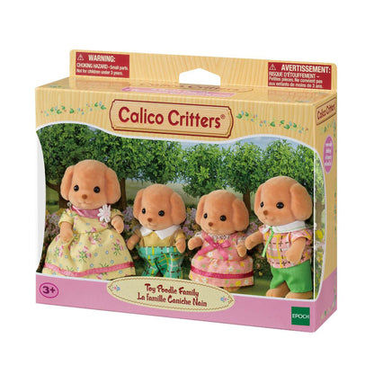Calico Critters Toy Poodle Family