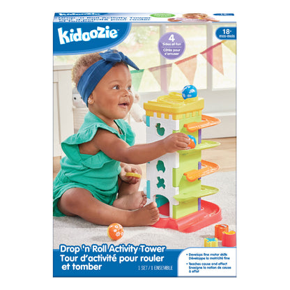 Kidoozie Drop 'n Roll Activity Tower
