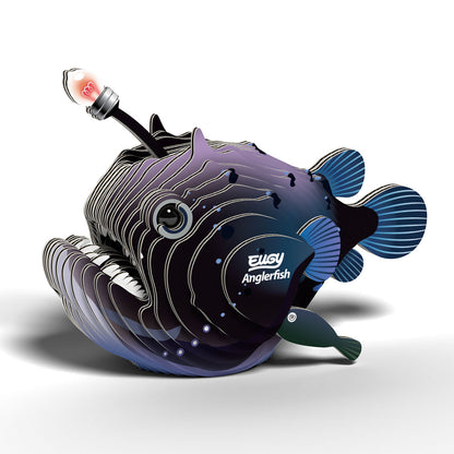 Eugy Angler Fish 3-D Cardboard Model Kit