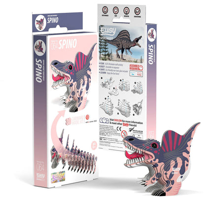Eugy Spino Dino 3-D Cardboard Model Kit