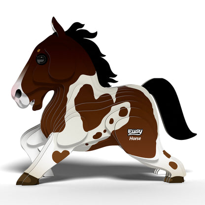 Eugy Horse 3-D Cardboard Model Kit