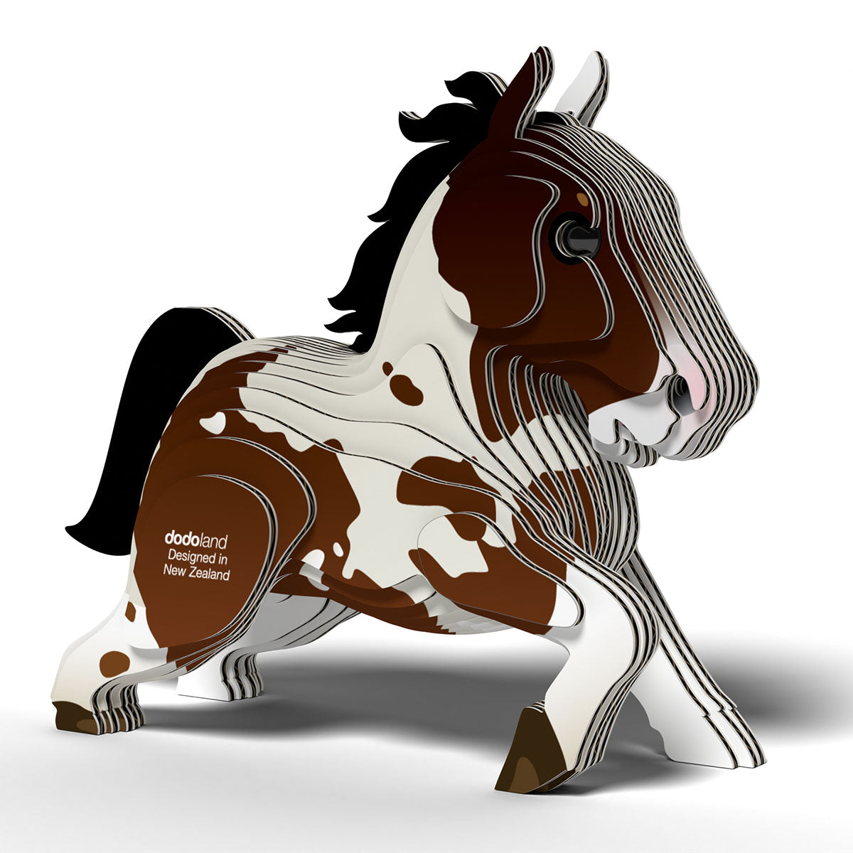 Eugy Horse 3-D Cardboard Model Kit