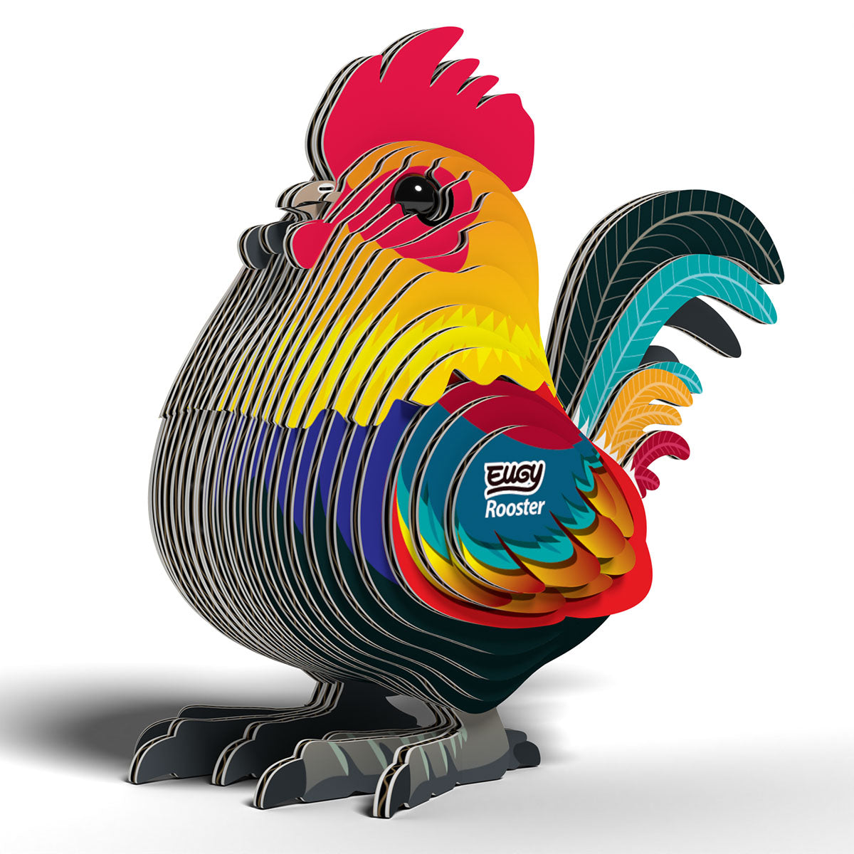 Eugy Rooster 3-D Cardboard Model Kit