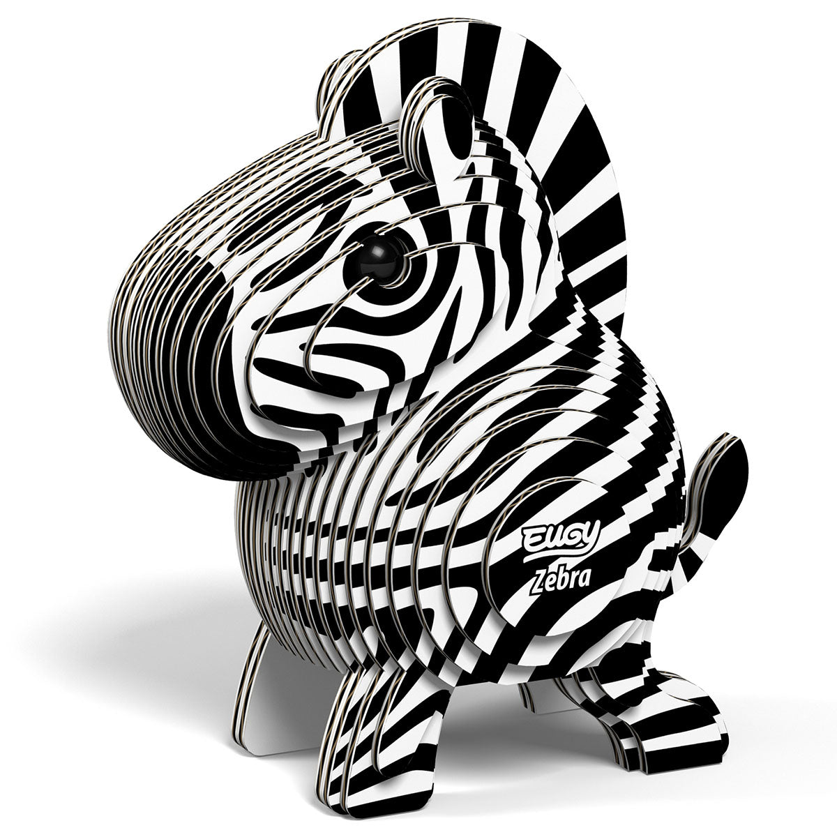 Eugy Zebra 3-D Cardboard Model Kit