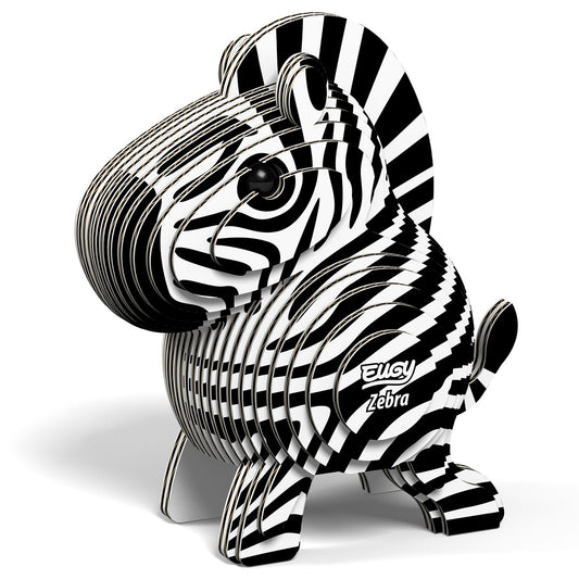 Eugy Zebra 3-D Cardboard Model Kit