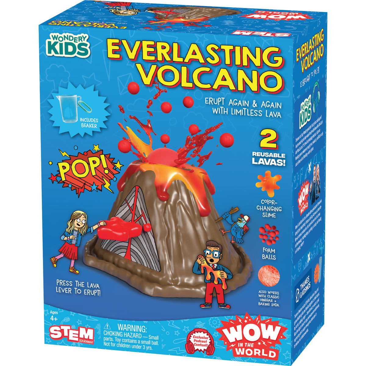 Everlasting Volcano, Wow in the World, STEM, Thames & Kosmos.