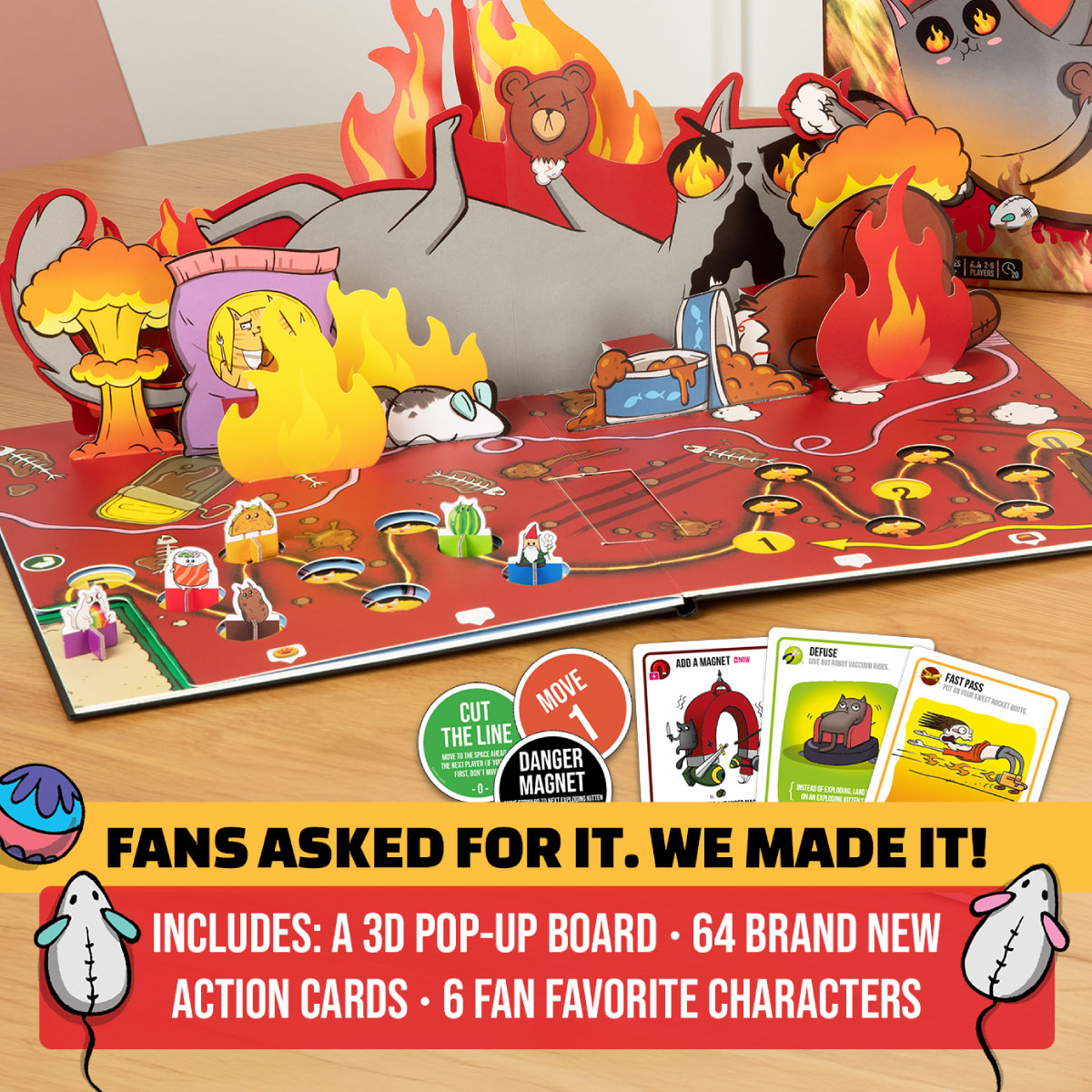 Exploding Kittens: The Board Game