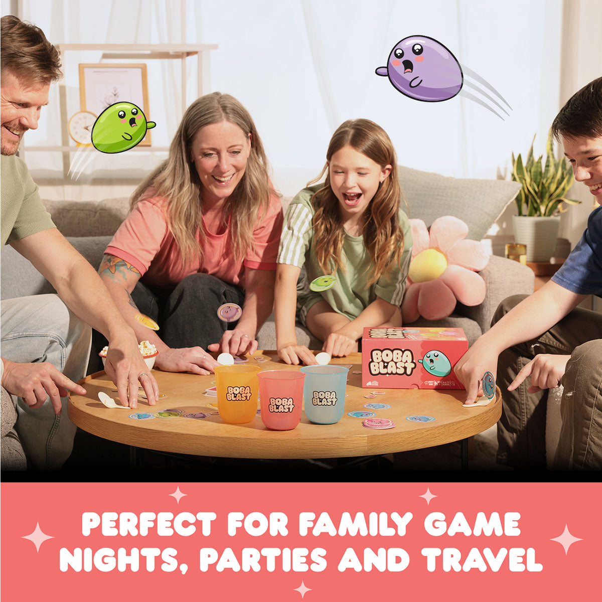 Boba Blast Party Game from Exploding Kittens