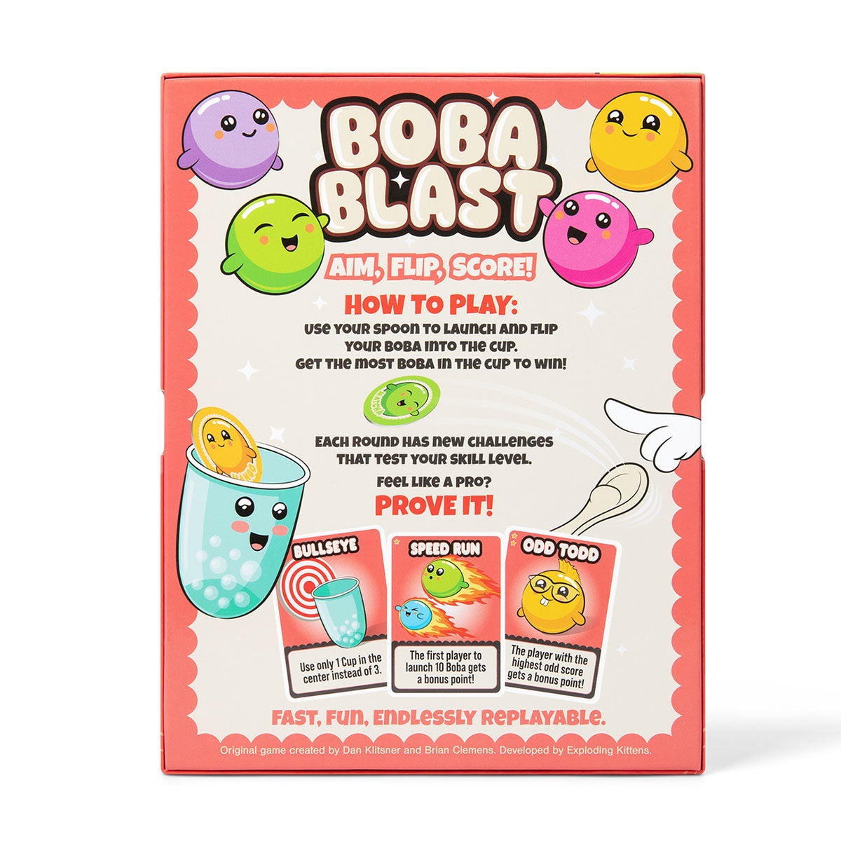 Boba Blast Party Game from Exploding Kittens