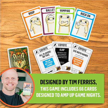 Coyote Card Game from Tim Ferriss and Exploding Kittens