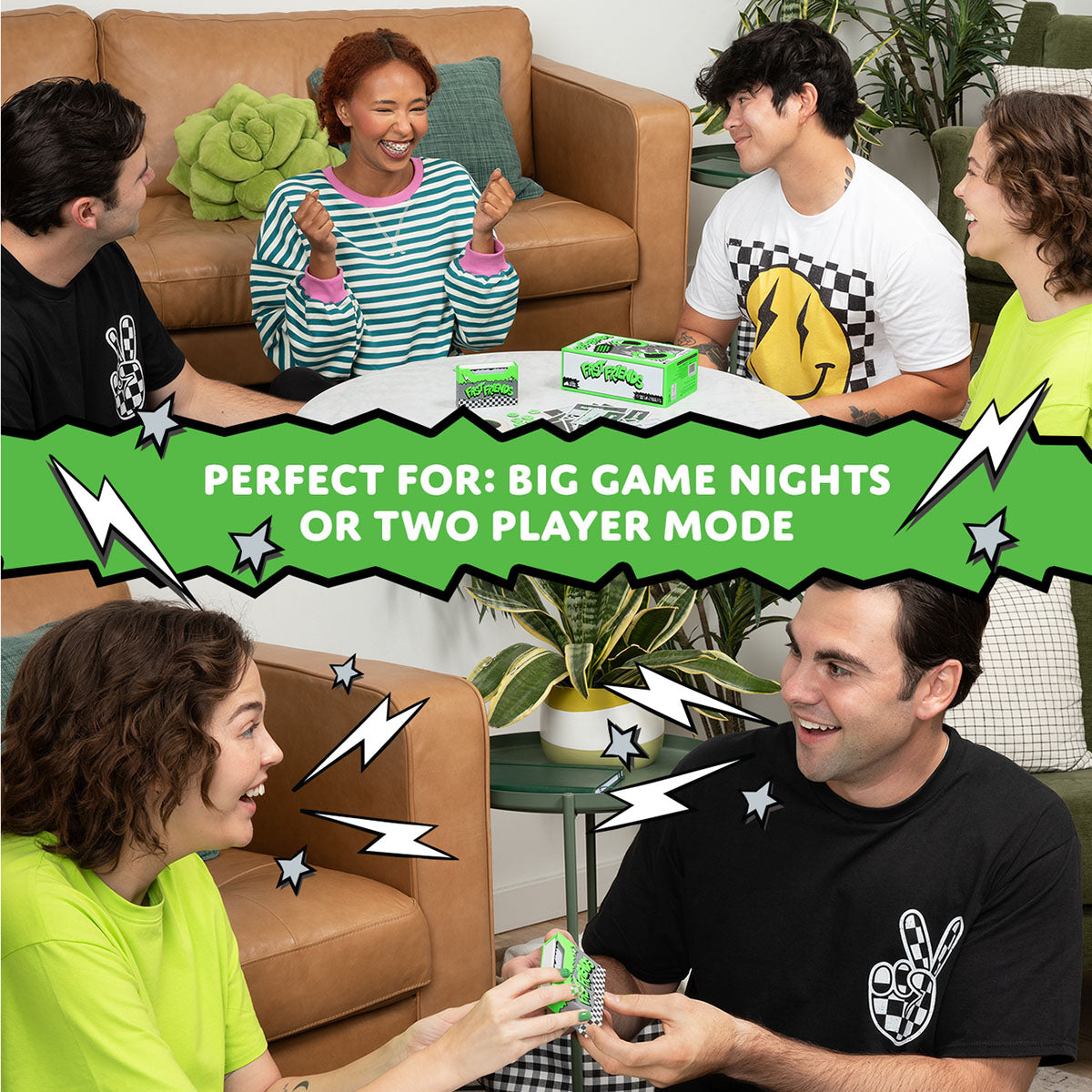 Exploding Kittens Fast Friends Party Game