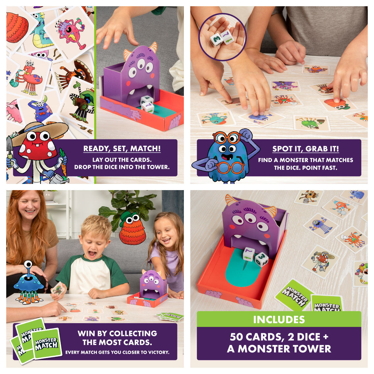 Monster Match Game Family Game from Exploding Kittens