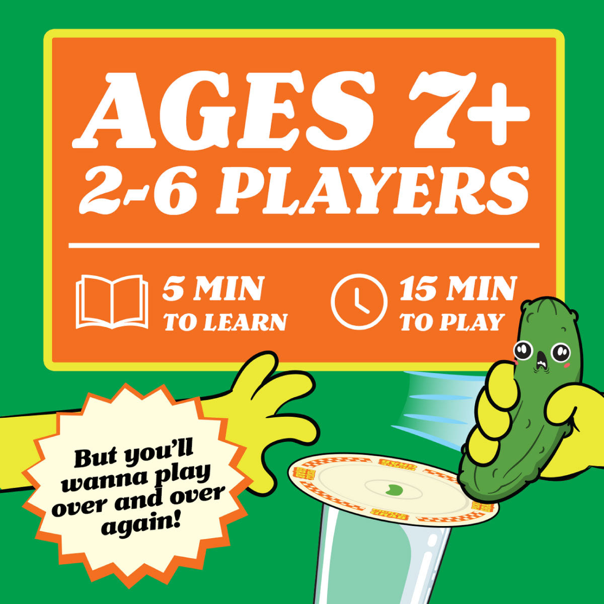 Exploding Kittens Pickle Grab Party Game