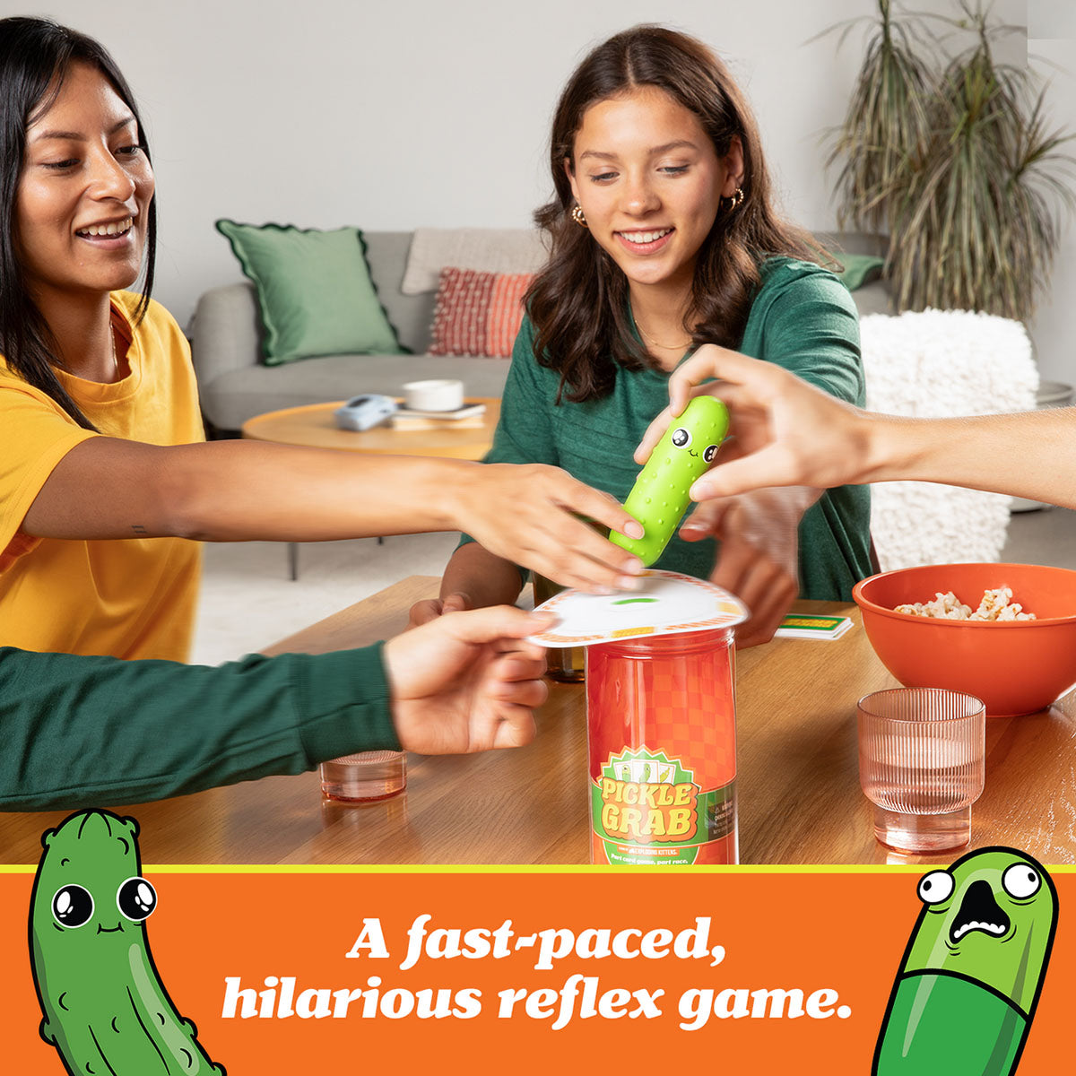 Exploding Kittens Pickle Grab Party Game