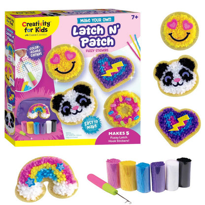 Creativity for Kids Make Your Own Latch N' Patch Fuzzy Stickers
