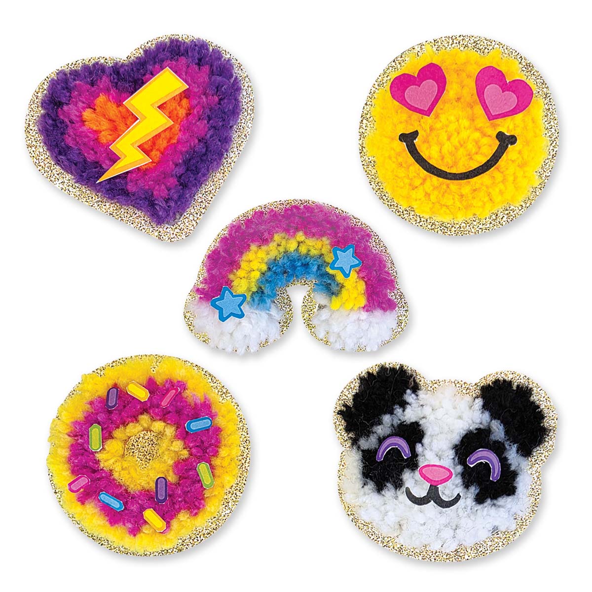 Creativity for Kids Make Your Own Latch N' Patch Fuzzy Stickers