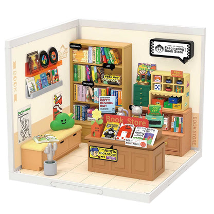 Hands Craft DIY Miniature House Kit - Fascinating Book Store