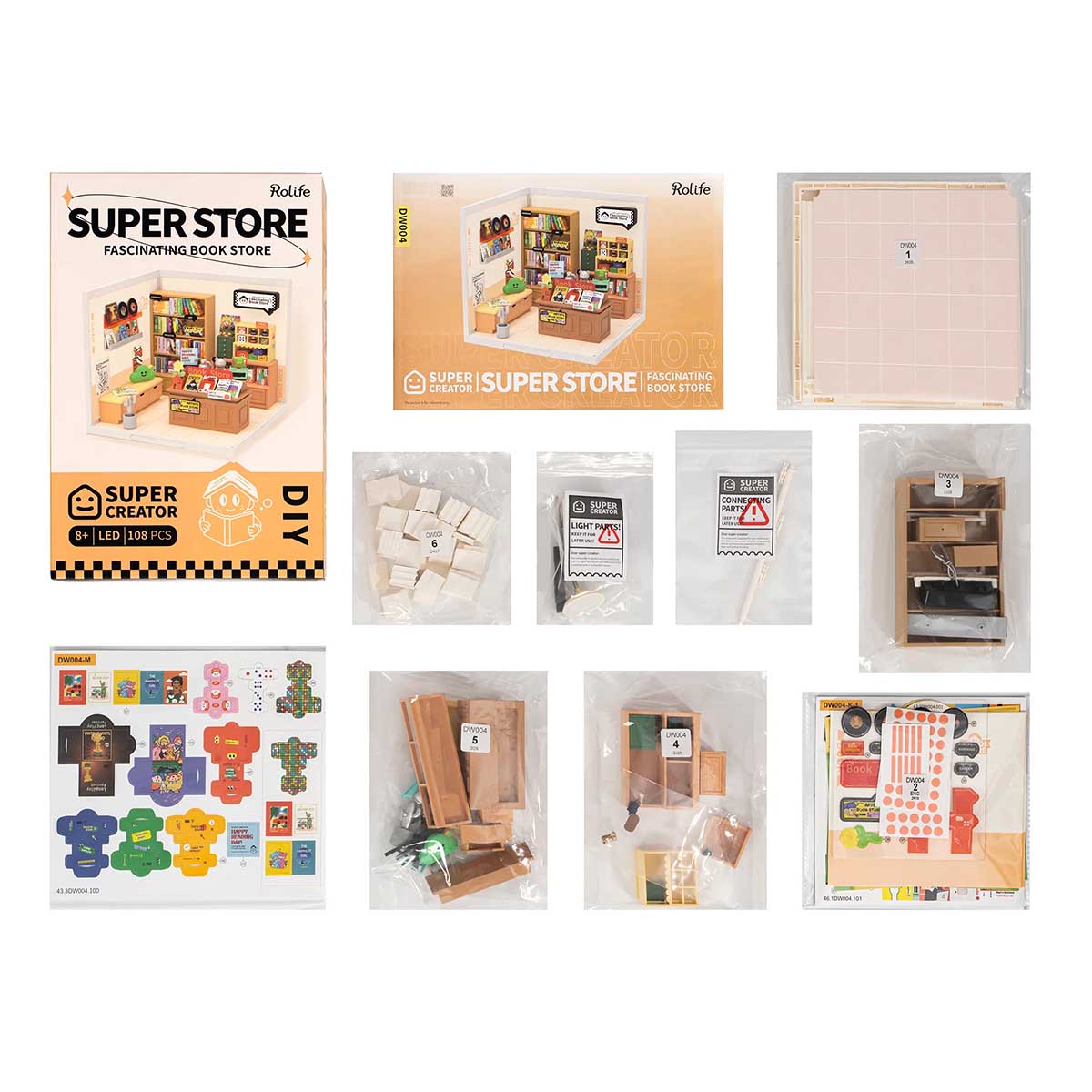 Hands Craft DIY Miniature House Kit - Fascinating Book Store